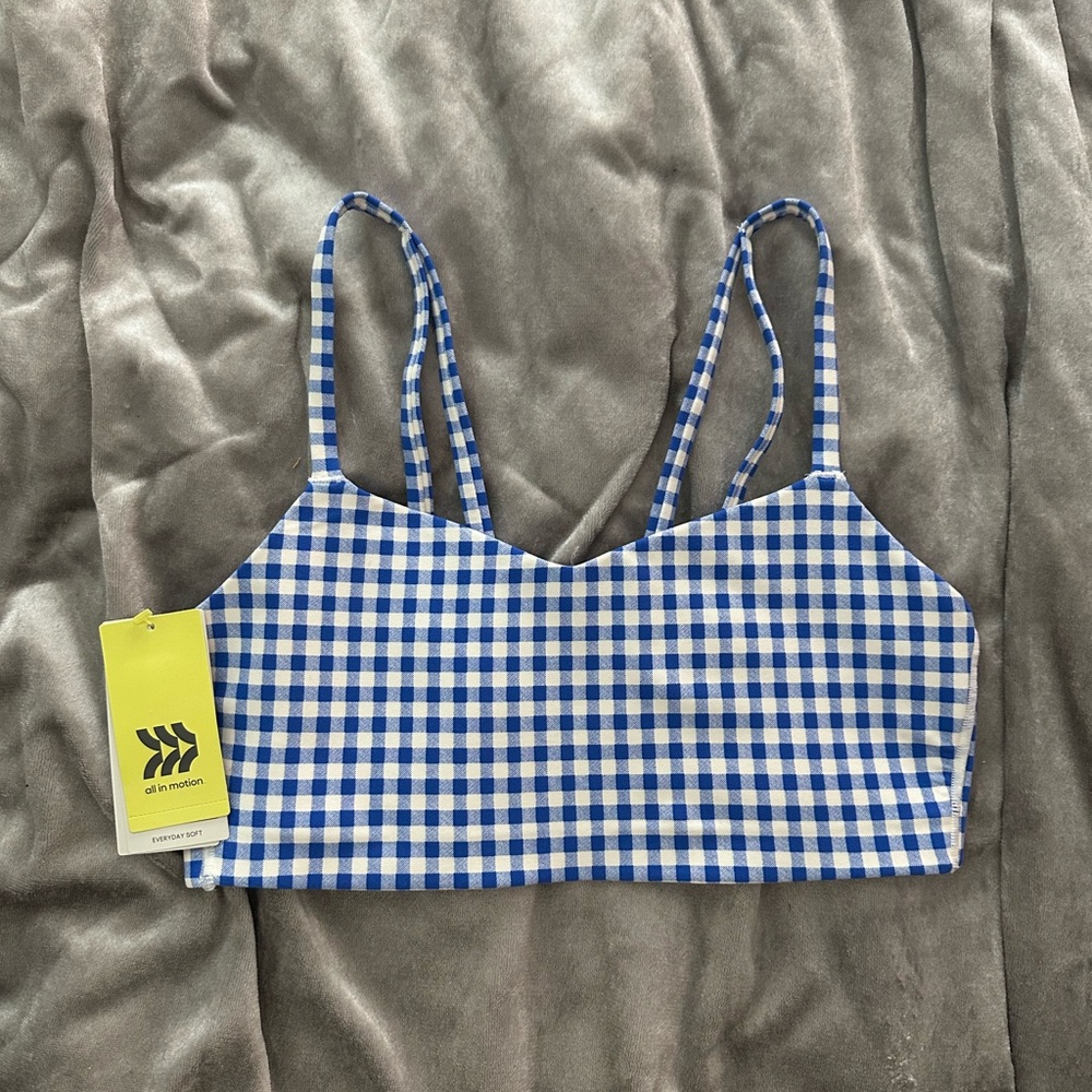 Gingham Sports Bra